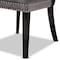 Baxton Studio Remy Grey Velvet Espresso Finished 2-Piece Wood Dining Chair Set 162-10460 - alternate 2